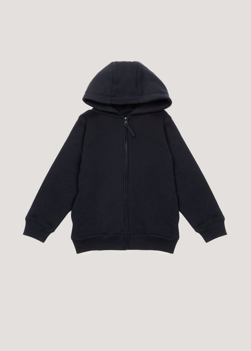 Kids Navy Zip Up School Hoodie (3-13yrs)