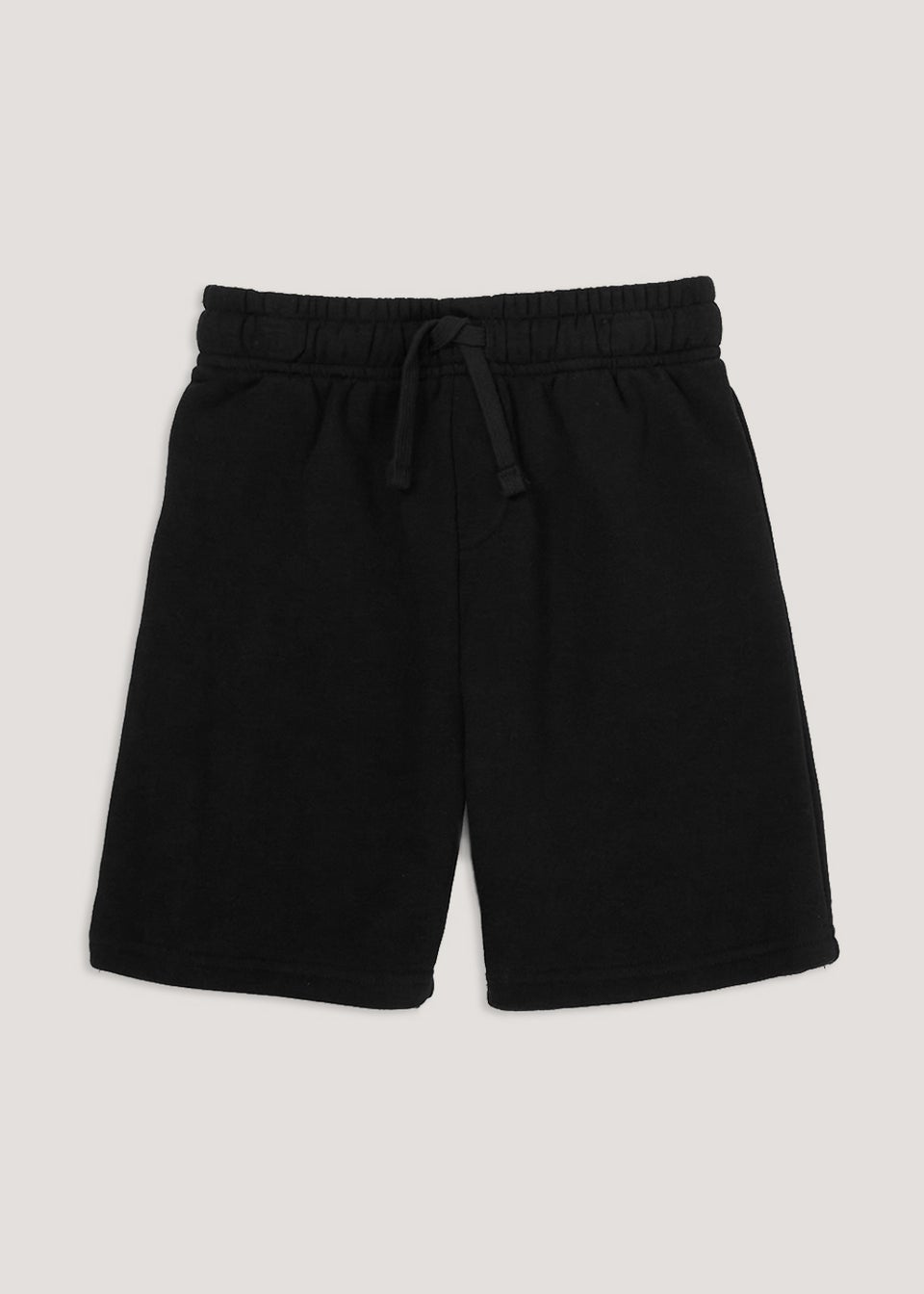 Kids Black Jogger School Sports Shorts (3-13yrs)