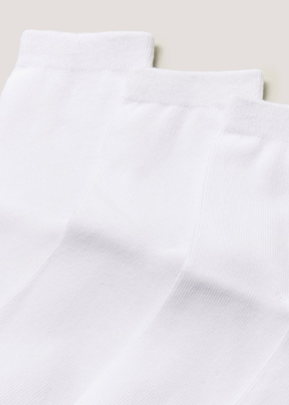 Kids 5 Pack White Ankle Socks (Younger 6-Older 5.5)