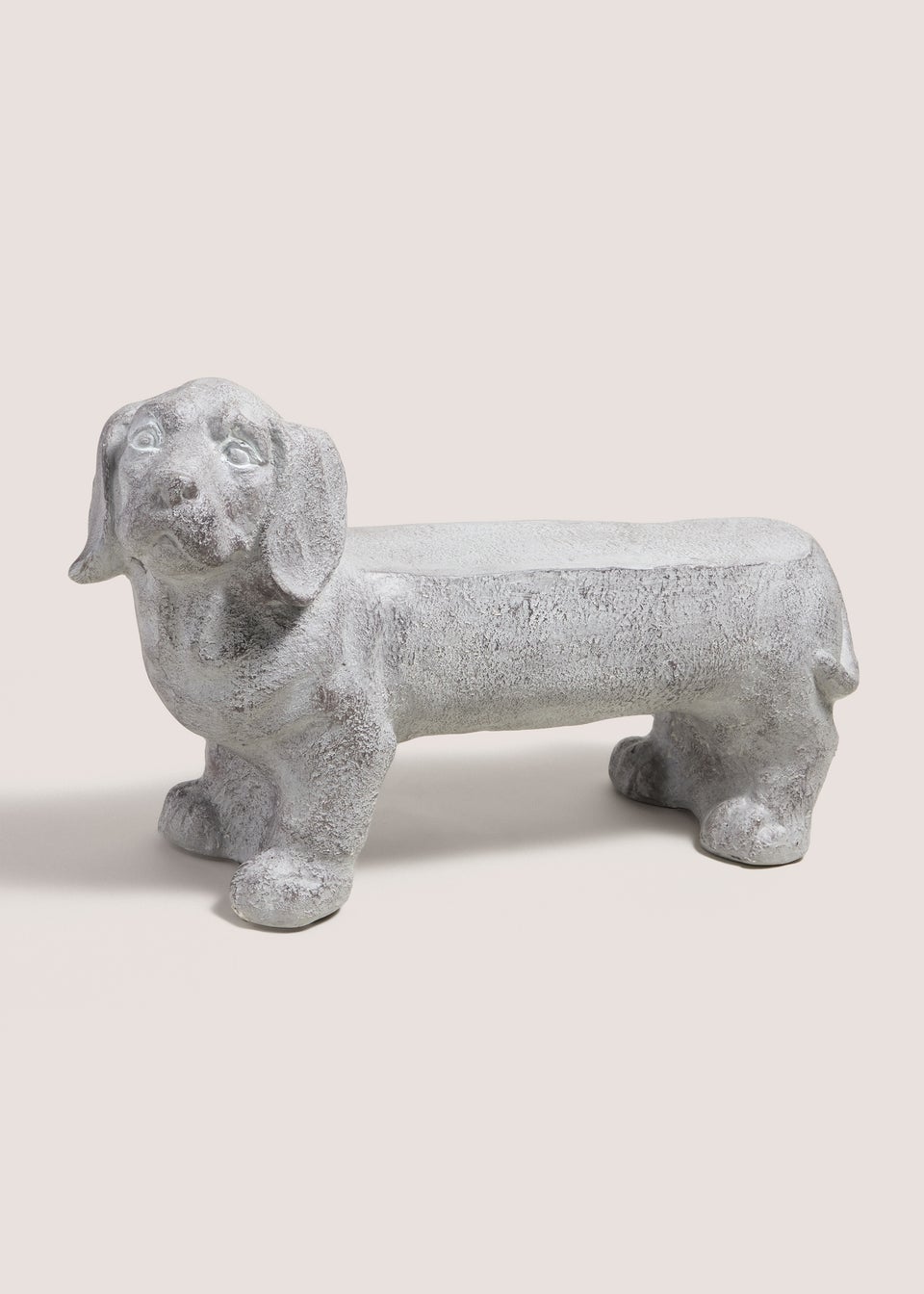 Outdoor Grey Dog Planter Stand (54cm x 16.5cm x 31cm)