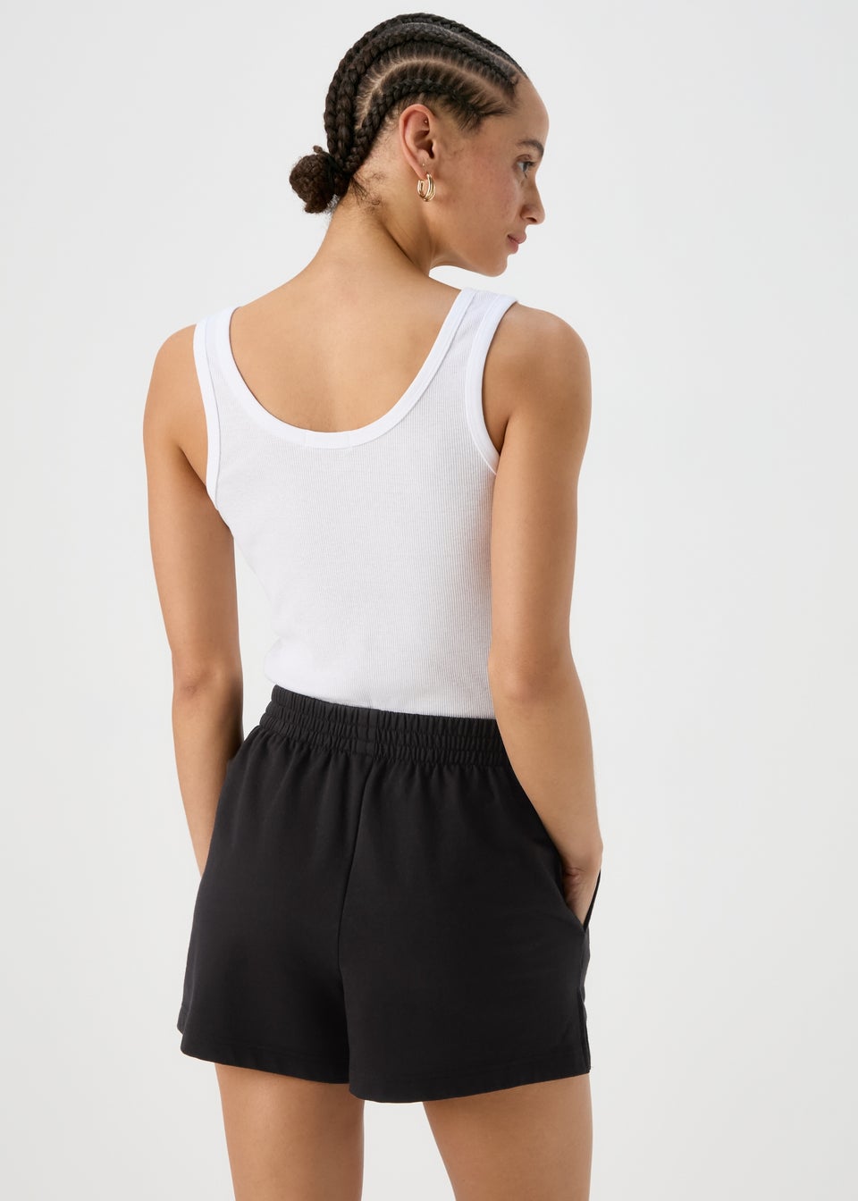 Black Basic Shorts