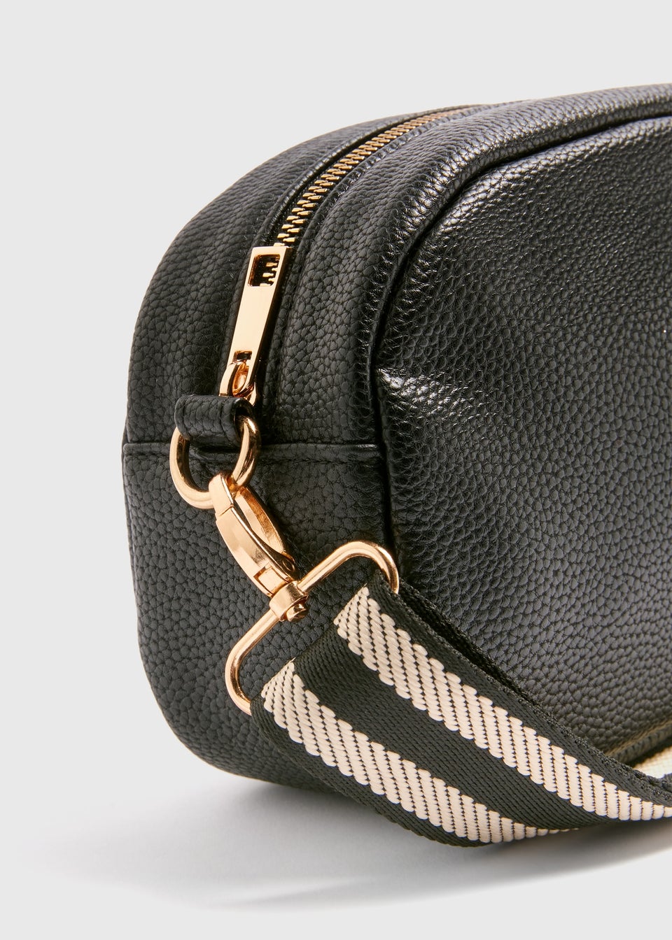 Black PU Leather Camera Bag