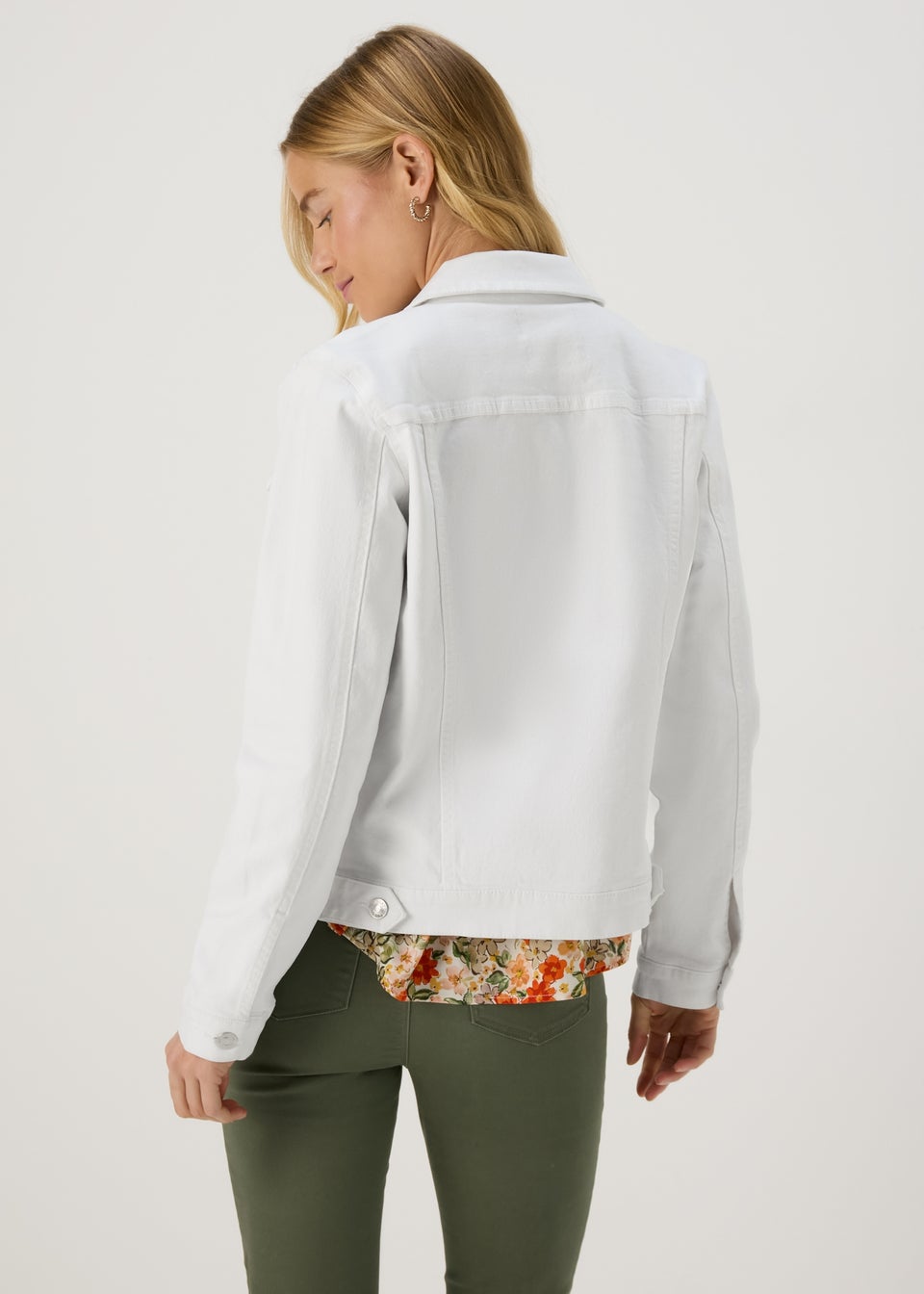 White Denim Jacket