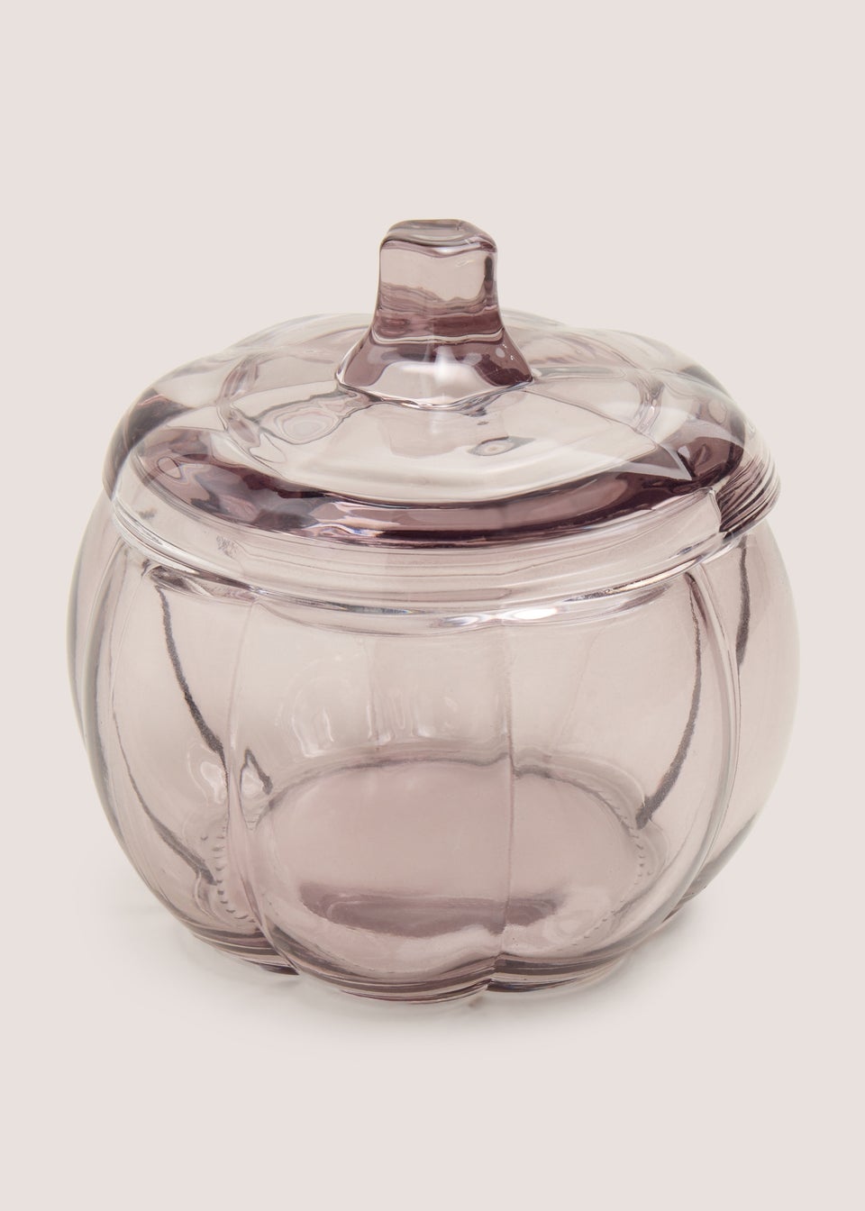 Glass Pumpkin Storage Jar (11cmx12cm)