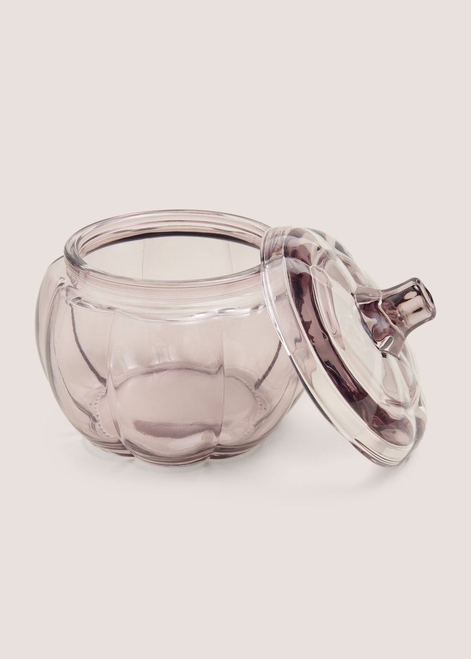 Glass Pumpkin Storage Jar (11cmx12cm)