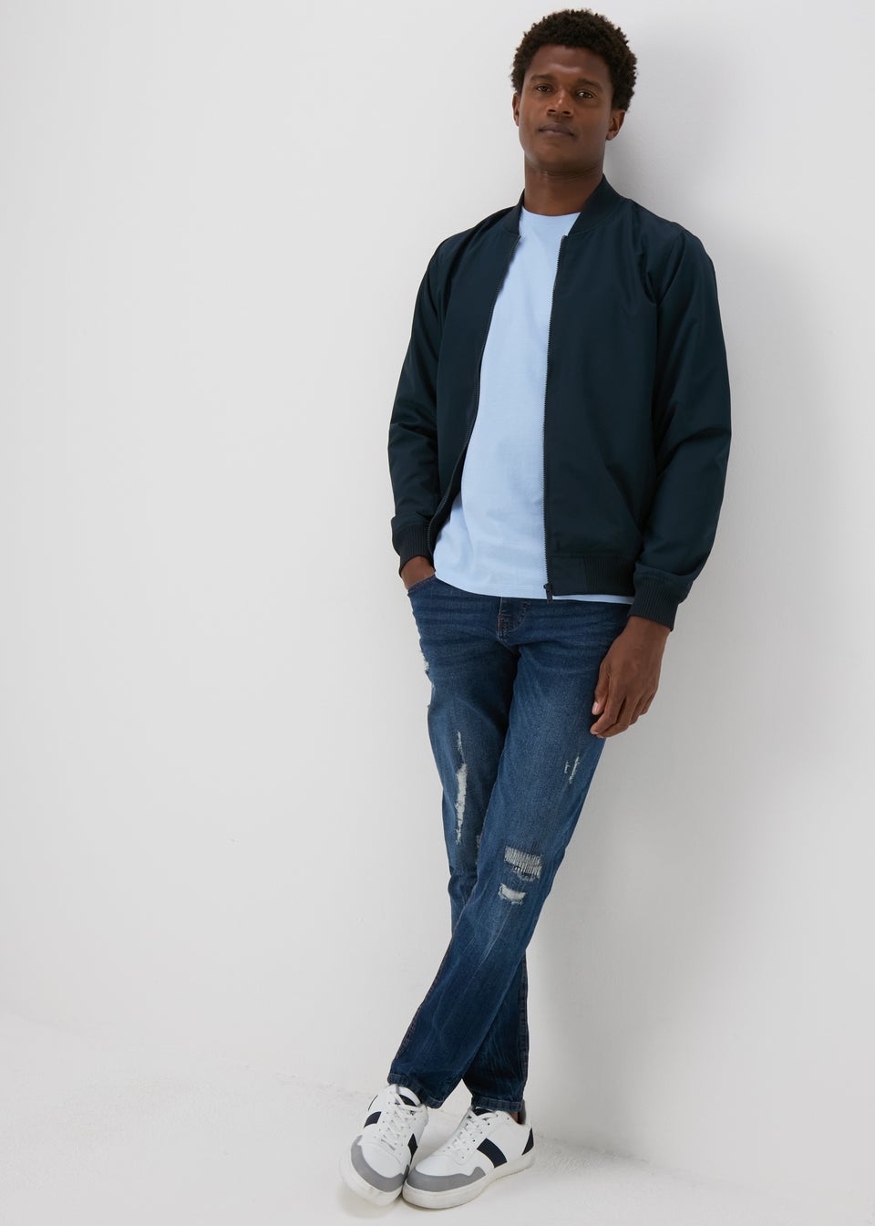 Light Blue Essential Crew Neck T-Shirt
