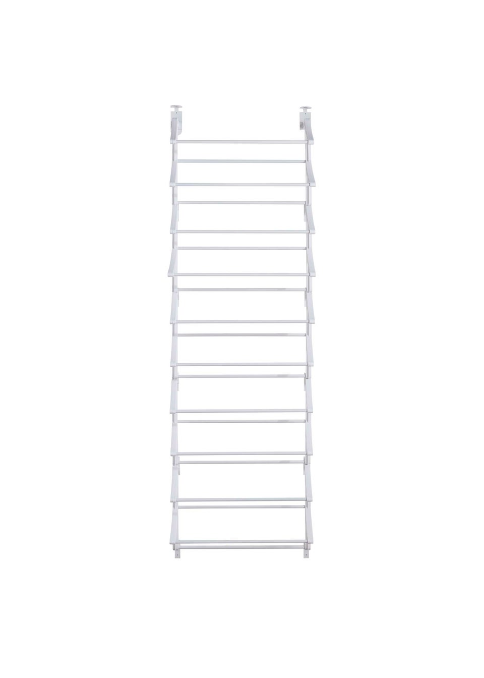 Lloyd Pascal White Over Door Shoe Rack